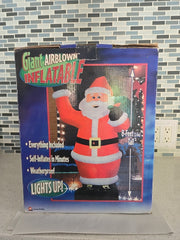 2003 GEMMY 8 Ft Giant Inflatable Santa Lighted Christmas Yard Display- GEMMY - KOEEK