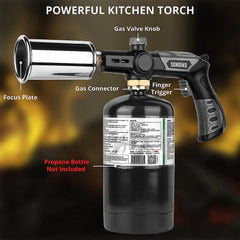 Powerful Grilling and Cooking PropaneTorch Black,Gray,propane tank not included. 07FC0E-D4 - KOEEK