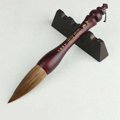 27.5cm Chinese Calligraphy Brush Pen Weasel Hair Brush Writing Copybook Tool 07FC0E-D4 - KOEEK