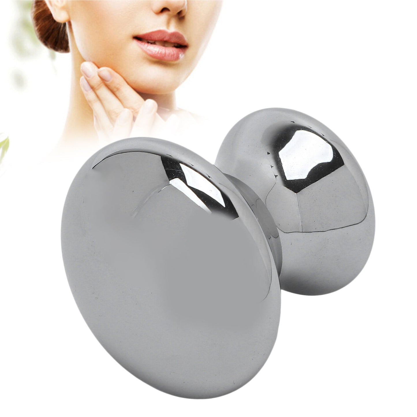 new Mushroom Facial Massage Stone Improve Detox Pain Relief Terahertz Massage HGF koeek - KOEEK