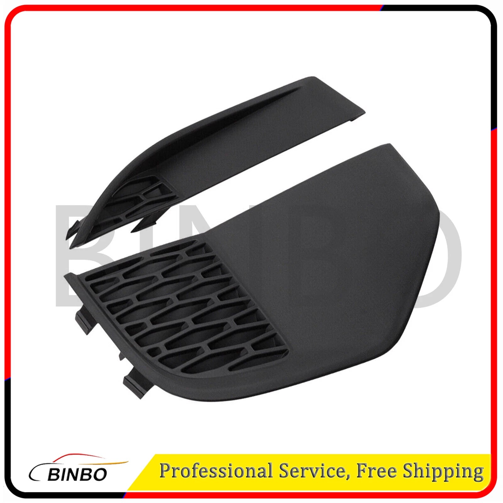 Right Front Fog Light Bezel Cover Grille For Land Rover Discovery Sport 2015-19 07FC0E-D4 - KOEEK