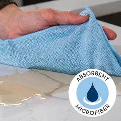 150 Pack Microfiber Cleaning Cloths, Household Bulk Microfiber Towels 07FC0E-D4 - KOEEK