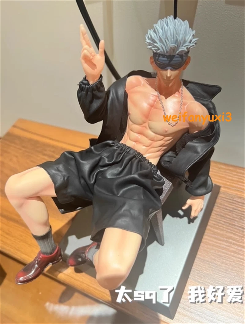 1/6 Jujutsu Kaisen Gojo Satoru Figure Gk Statue Collectible Model W/two Heads 07FC0E-D4 - KOEEK