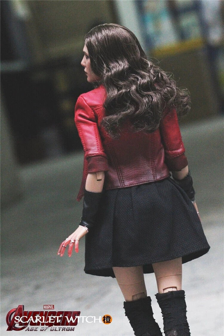 In Stock！HotToys 1/6 MMS301 Avengers 2 Age of Ultron Scarlet Witch Figure Toy 07FC0E-D4 - KOEEK