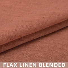 Terracotta curtains, 84 inches long, 2 panels, dimensions: 52 x 84 inches 07FC0E-D4 - KOEEK