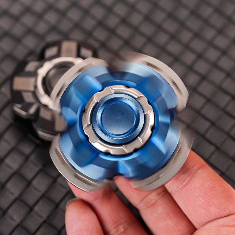 TQ Stainless Steel EDC Fidget Spinner - Stress Relief & ADHD Focus Toy 07FC0E-D4 - KOEEK