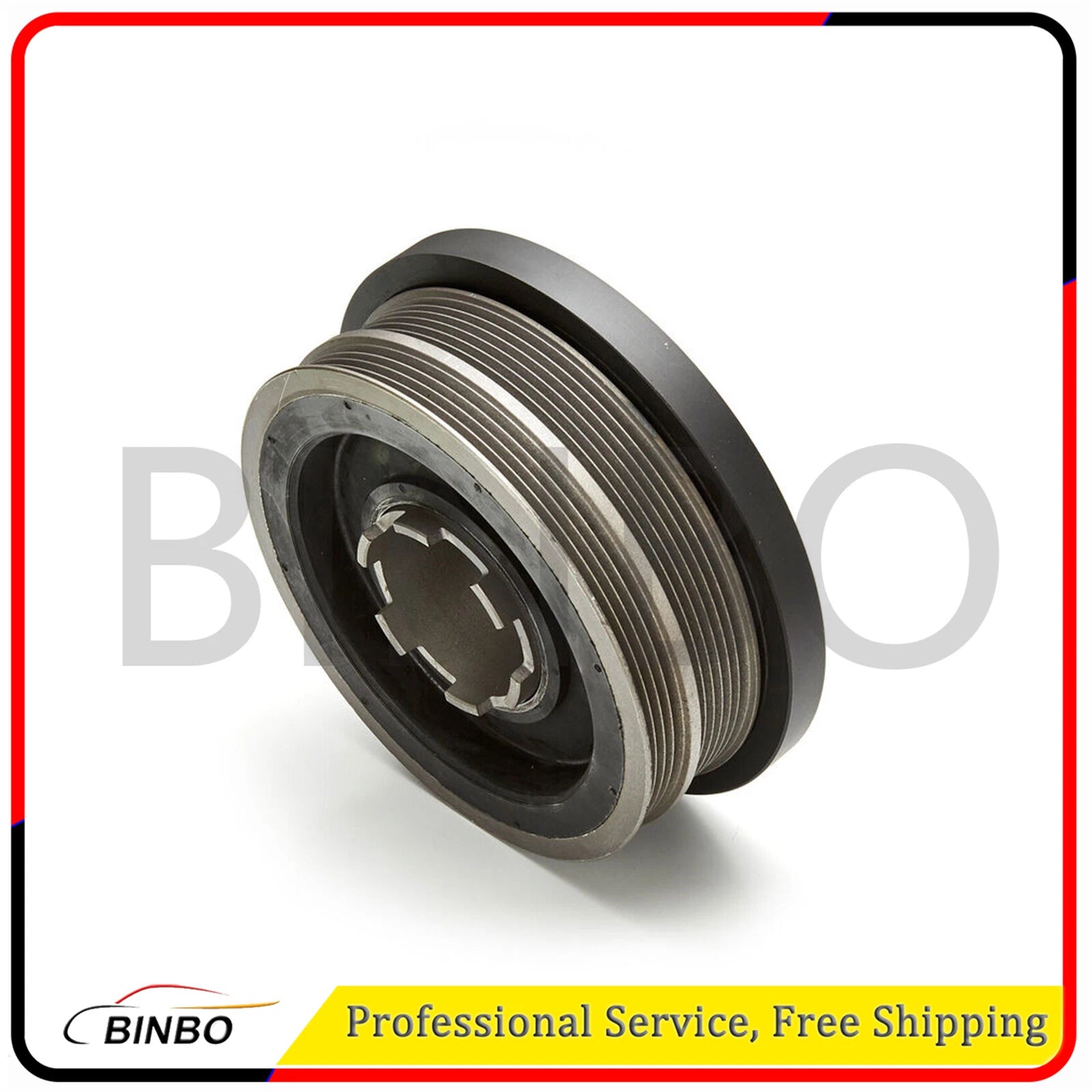 For BMW 1 3 5 Series X3 E87 E46 E90 E60 E83 Crankshaft Drive Belt Pulley 07FC0E-D4 - KOEEK