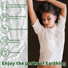 new Grounding Mat for Bed, 27" x 60" Mattress Pad Sleeping, White 07FC0E-D4 - KOEEK