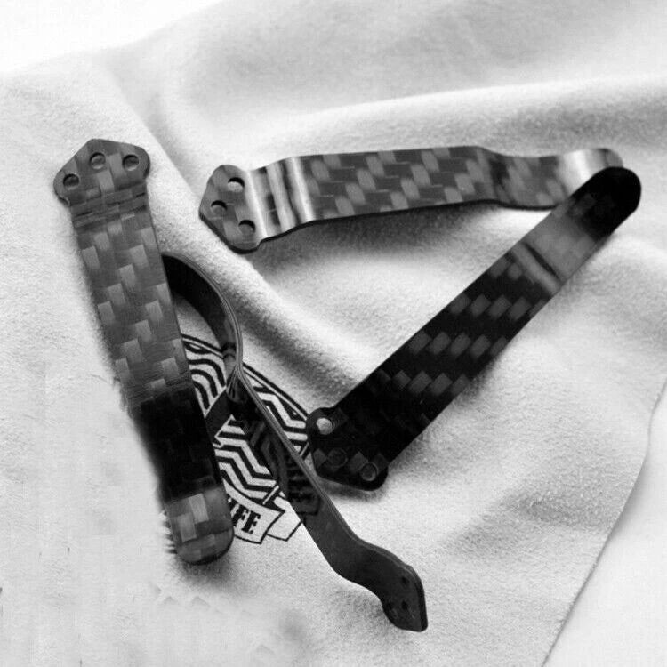 1PC Carbon Fiber Deep Carry Pocket Clip For Spyderco C81 Paramilitary 2 C11 C223 07FC0E-D4 - KOEEK