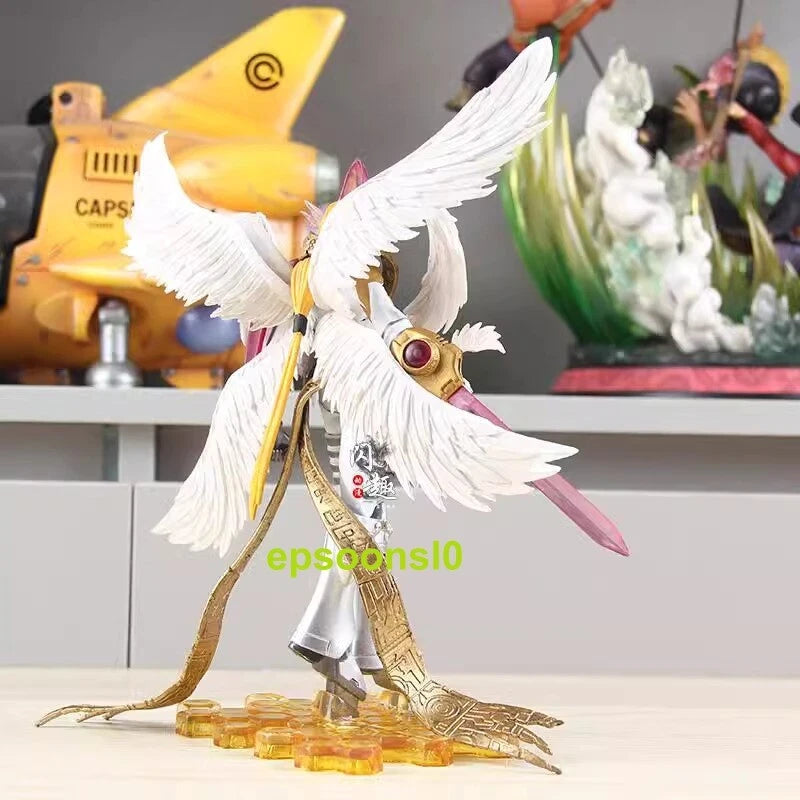 Digimon Adventure Holy Angemon PVC Model Collection 22CM Home Ornament TOY Gift 07FC0E-D4 - KOEEK
