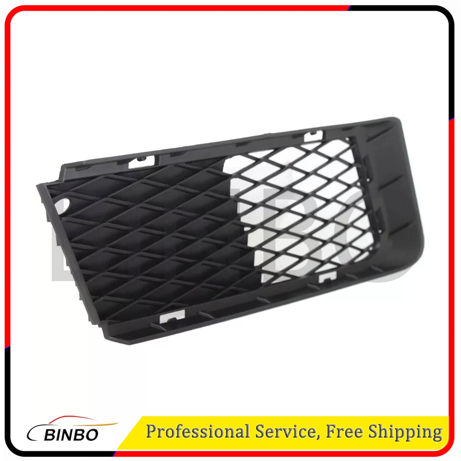 Front Left & Right Bumper Lower Mesh Grille Fits For 3' E92 328i 328xi 2007-2010 07FC0E-D4 - KOEEK