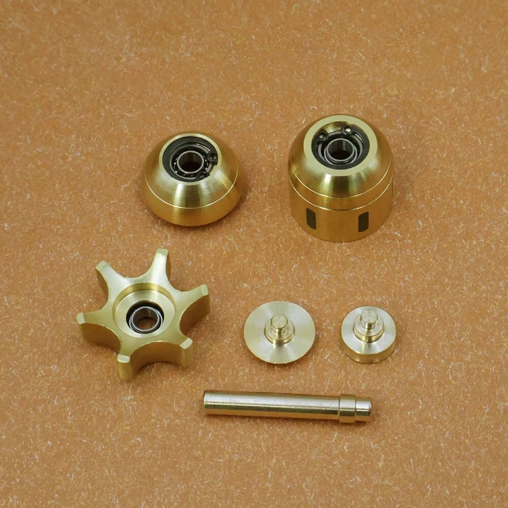 Fidget Spinner Pure Brass Rocket Modeling Relax Stress Relief Gift EDC Metal Toy 07FC0E-D4 - KOEEK