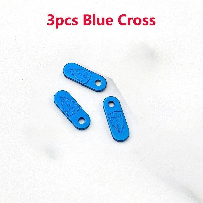 3pcs Titanium Fold Knife Back Filler Tab Spcacer for Rick Hinderer XM18 XM24 07FC0E-D4 - KOEEK