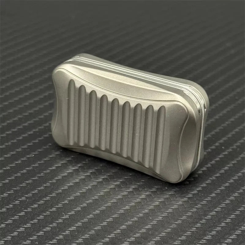 Hot Titanium Alloy Soap EDC Fidget Toy Fashion Metal Infinite Push Fidget Slider 07FC0E-D4 - KOEEK