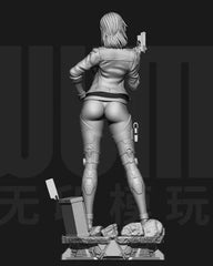 1/24 Resin Fantasy Female Warrior Unpainted Unassembled 6338 07FC0E-D4 - KOEEK