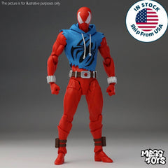 Hot- Mess Toys Scarlet Hero Spider-Man Blue Suit 1/12 Action Figure US STOCK MESS_TOYS - KOEEK