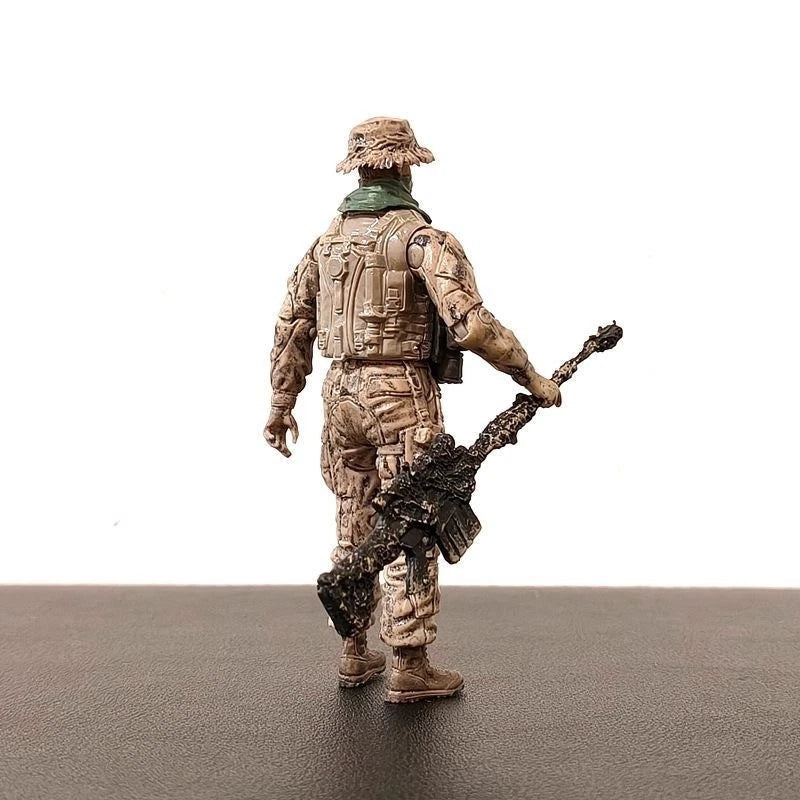 3.75" US Army Rangers Delta Force Navy SEAL Sniper Action Figures Set Military 07FC0E-D4 - KOEEK