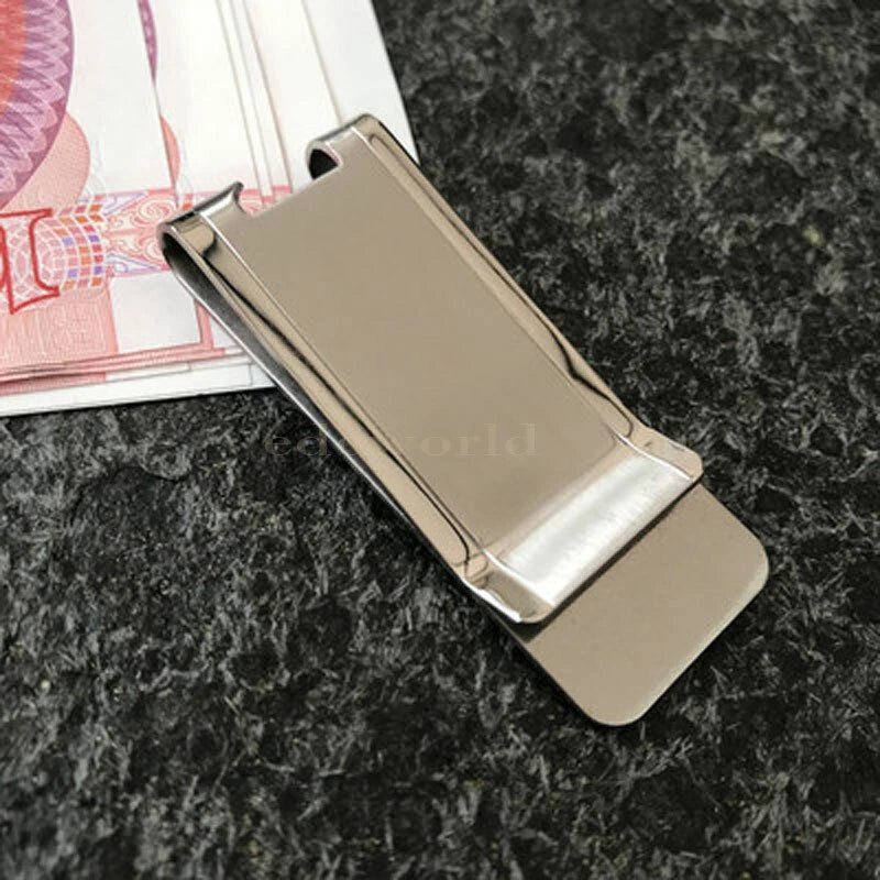 Titanium Ti Money Clip Wallet Metal Credit Card Cash Holder Bottle Opener EDC 07FC0E-D4 - KOEEK