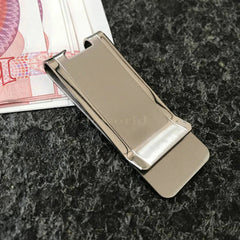 Titanium Ti Money Clip Wallet Metal Credit Card Cash Holder Bottle Opener EDC 07FC0E-D4 - KOEEK