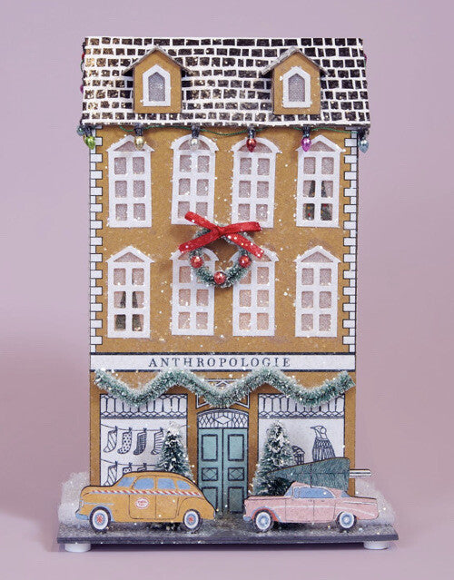 Anthropologie George & Viv Light-Up Holiday Village Store Emily Taylor ANTHROPOLOGIE - KOEEK