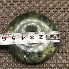 Xiuyu Jade Feng Shui Pendant Hand-Carved Antique Jade Amulet Vintage Stone 07FC0E-D4 - KOEEK