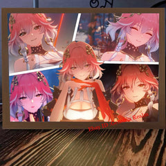 Anime Wuthering Waves Changli Night Lamp Decor Light Picture Luminous Gift 07FC0E-D4 - KOEEK