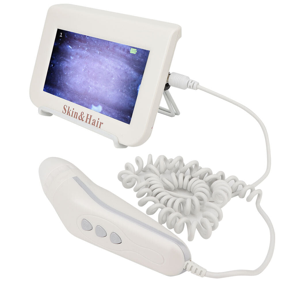 new 7inch Charging Scalp Hair Follicle Hair Detector Analyser MachineV(EU Plug ) HGF koeek - KOEEK