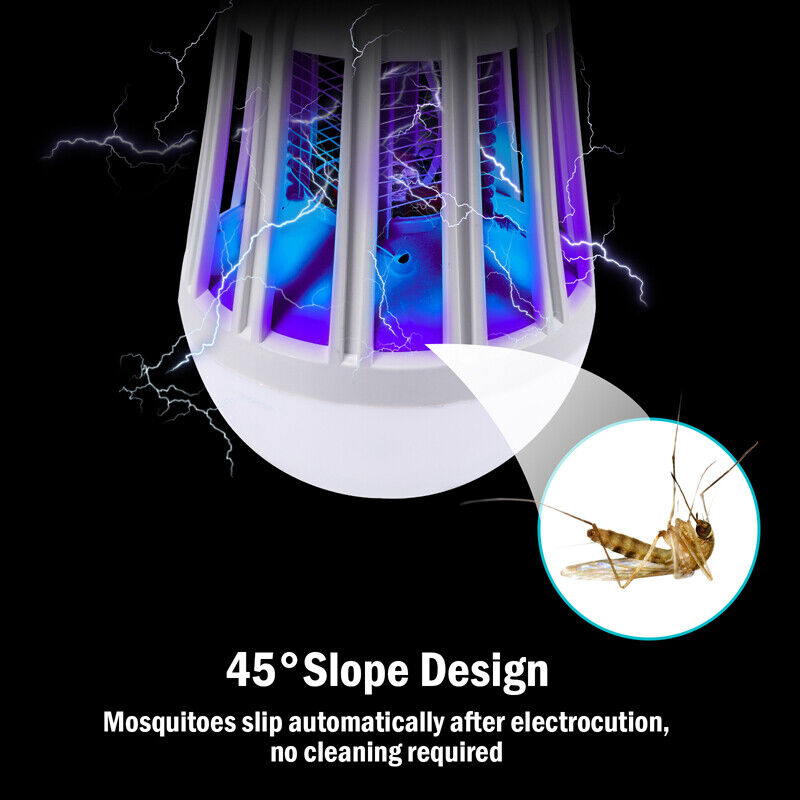 ny Lampara Mata De Insectos Moscas Mosquitos Electrico Exterminador Para Casa