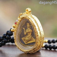 Exquisitely Wealth Good Luck Bless Buddha Pendant Amulet Pendant Necklace 07FC0E-D4 - KOEEK