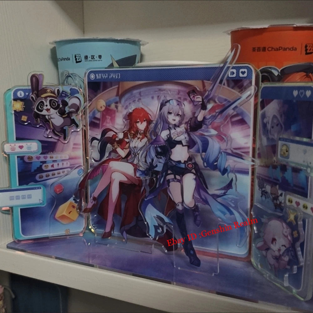 Anime Honkai: Star Rail Silver Wolf Deluxe Acrylic Desktop Stand Collection Gift 07FC0E-D4 - KOEEK