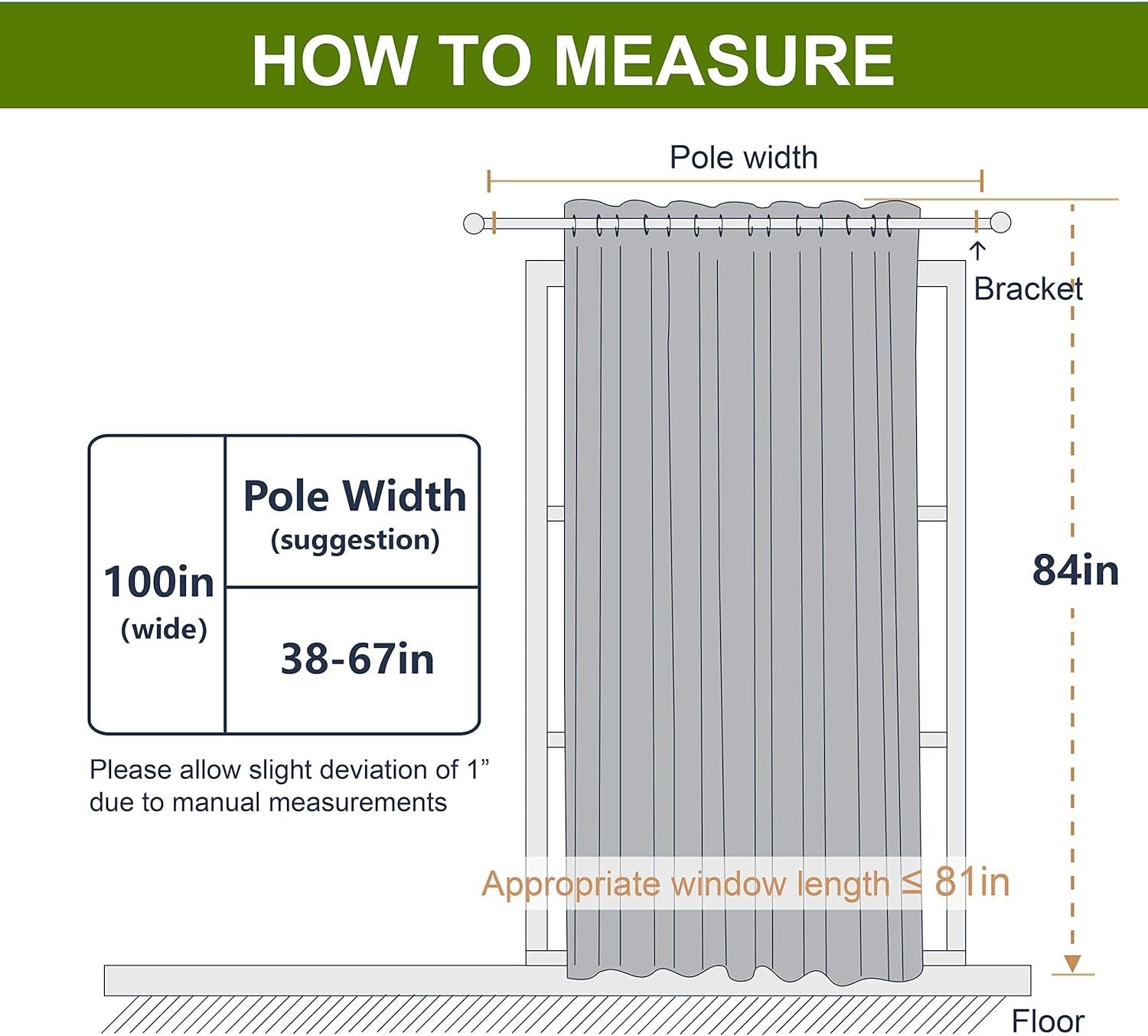 new NICETOWN Grey Blackout Patio Sliding Door 100"W x 84"L (Pack of 1), NICETOWN - KOEEK