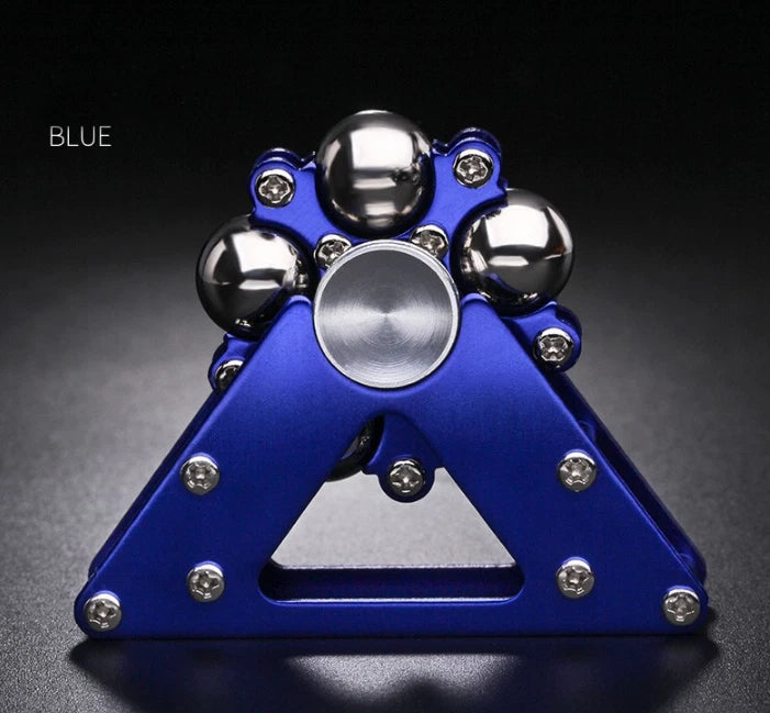Stainless Steel Hand Twisting Spinning Top Gyro Gyroscope Spinner Top Toys 07FC0E-D4 - KOEEK