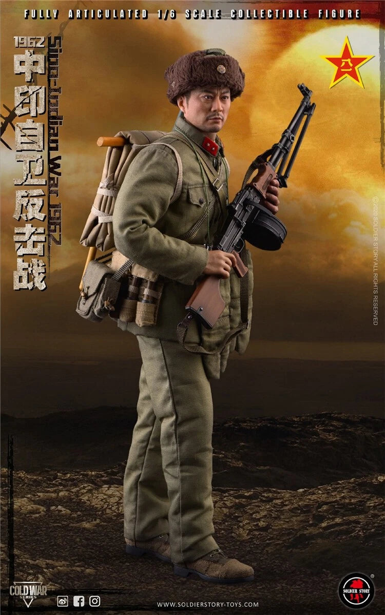 SoldierStory 1/6 SS121 Sino-Indian War 1962 China PLA Action Figure Soldier Toys 07FC0E-D4 - KOEEK
