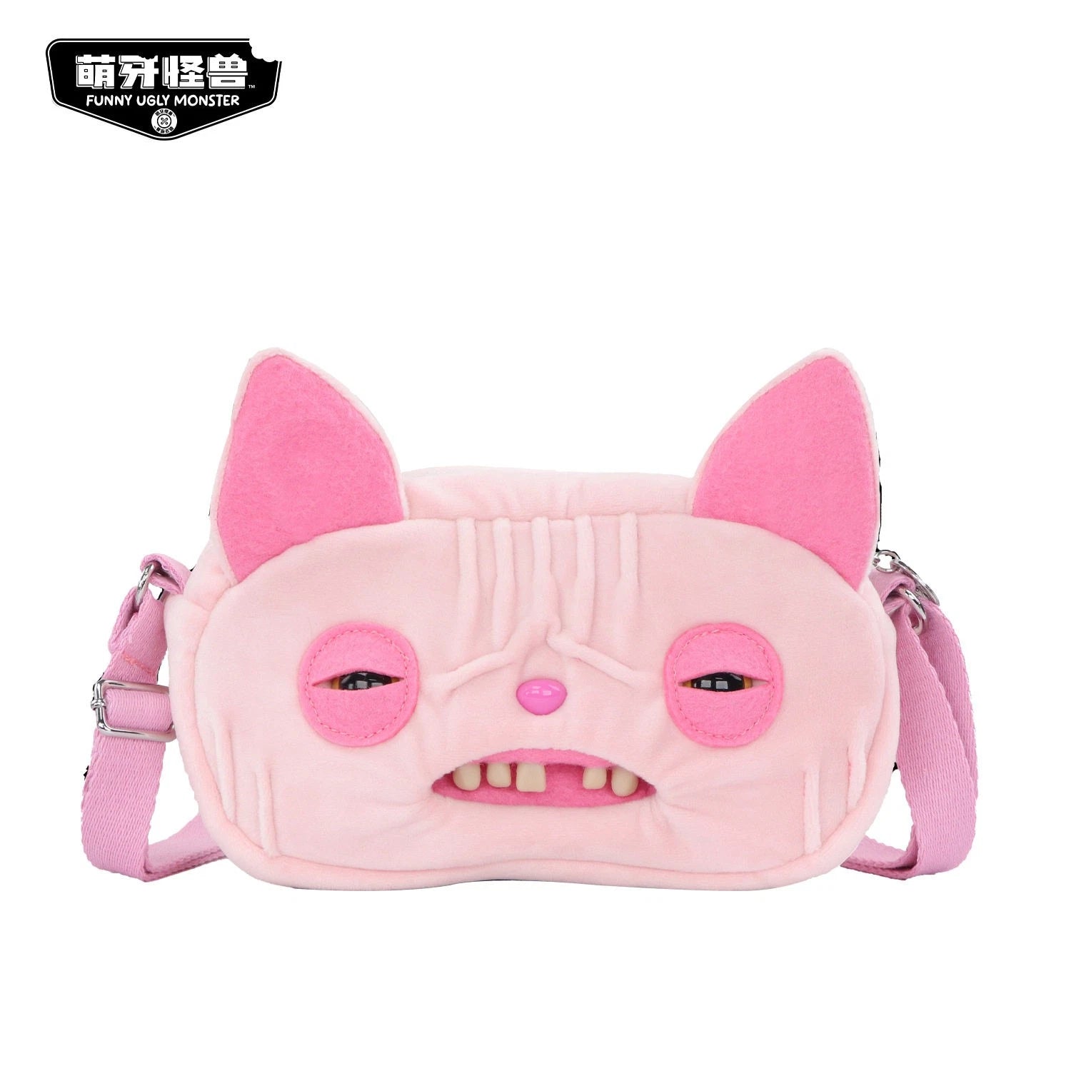 FUGGLER Cute Monster Crossbody Bag Hairless Cat Plush Doll Bag Shoulder Bag FUGGLER - KOEEK