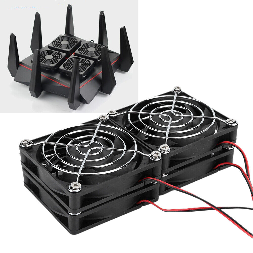 new 5V Router Cooling Fans Router Cooling Fans Computer Supplies With 4 Removable koeek - KOEEK