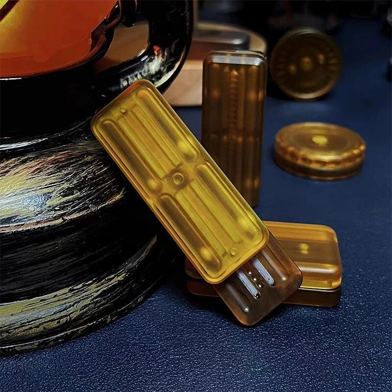 Amber PEI Mechanical Fidget Slider EDC Fidget Toys Fun Stress Relief Toy 07FC0E-D4 - KOEEK