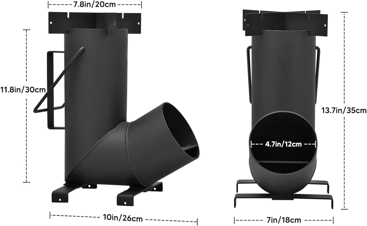 new Stanbroil Camping Rocket Stove for Outdoor Cooking, Portable Wood Burning... STANBROIL - KOEEK
