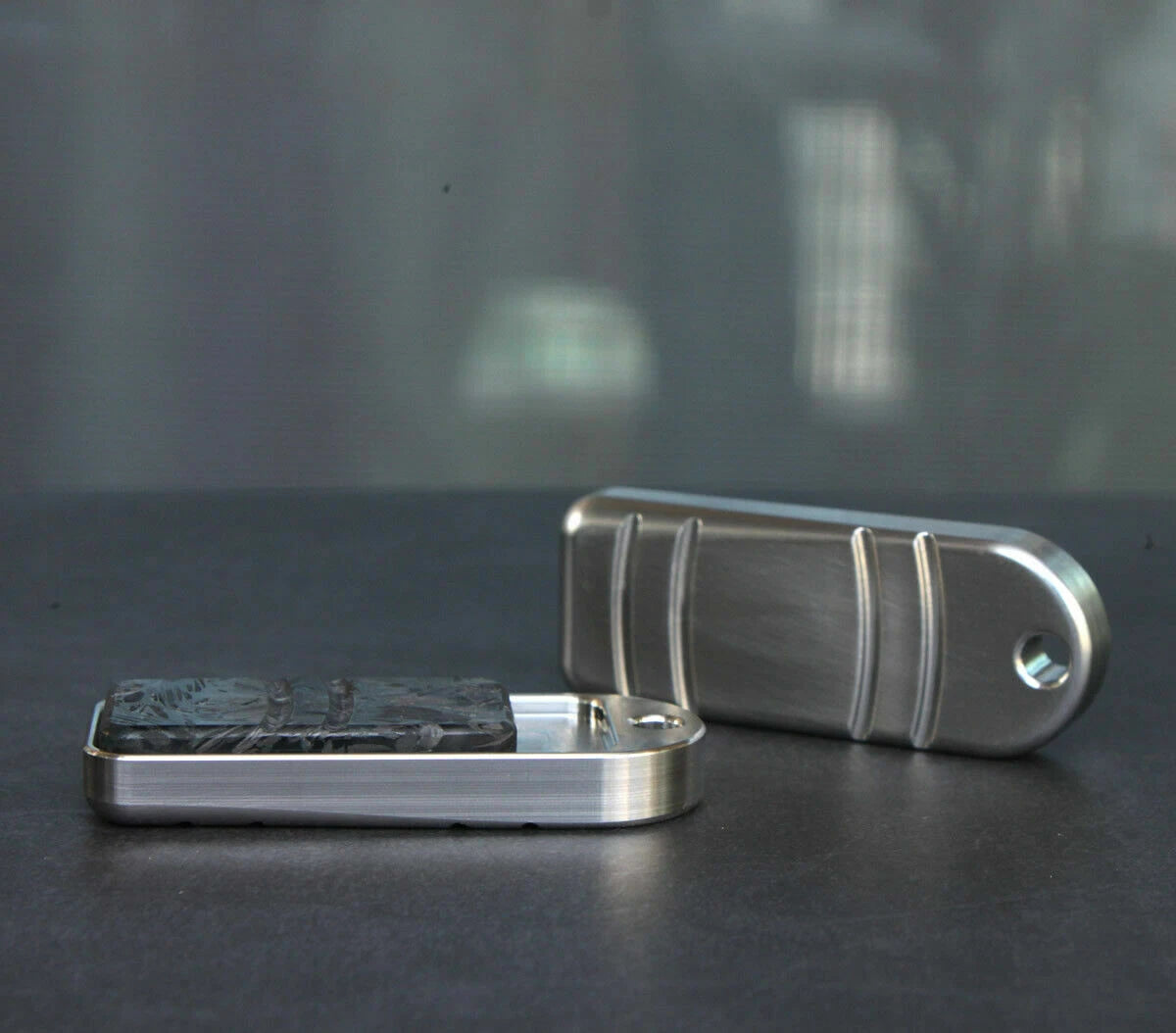 Click Press Coin Mechanical Push Card Pocket EDC Hand Fidget decompression Toys 07FC0E-D4 - KOEEK