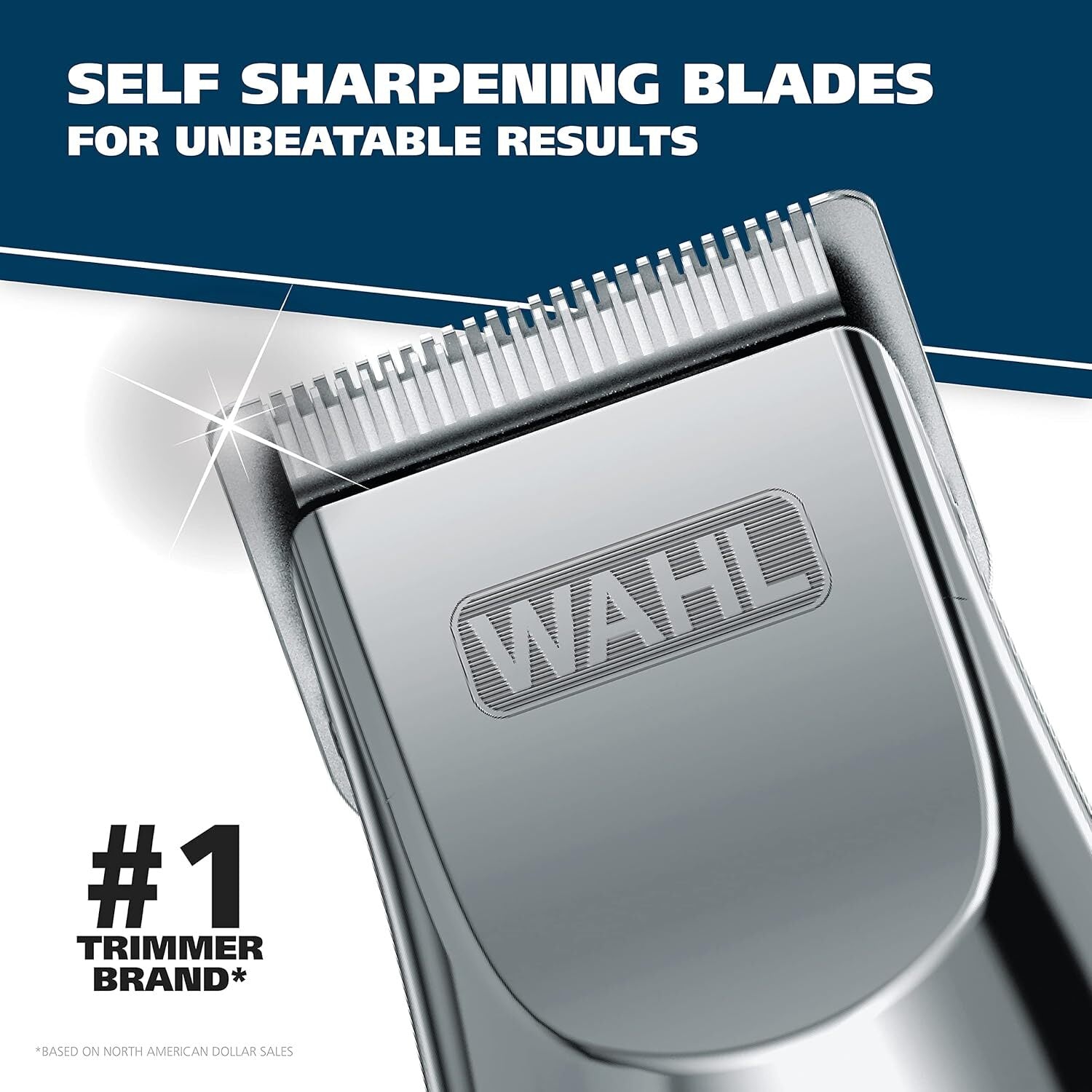new Wahl Groomsman Rechargeable Beard Trimmer kit for Mustaches, Nose Silver