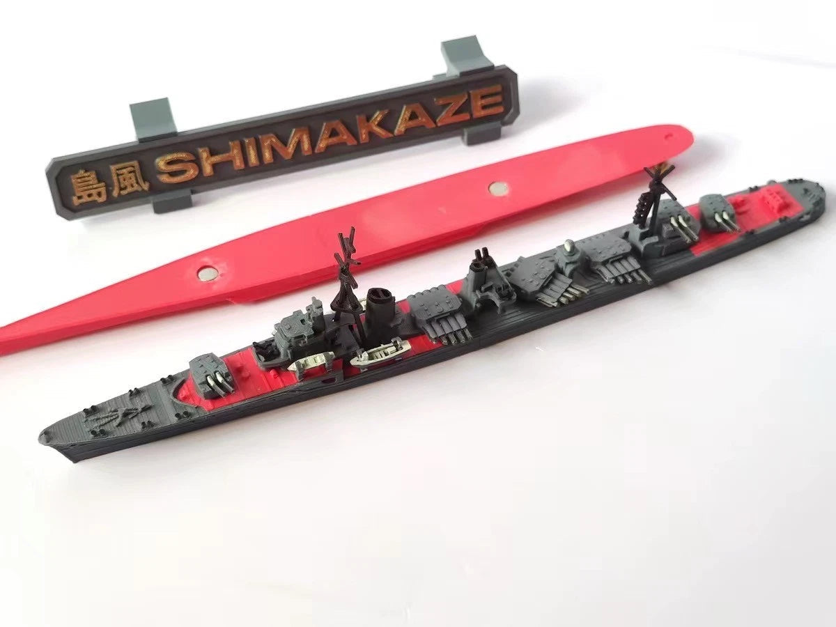 1/500 Warship Destroyer 3D Printed Model Kit Simple Paint w/ Assembly Guide 07FC0E-D4 - KOEEK