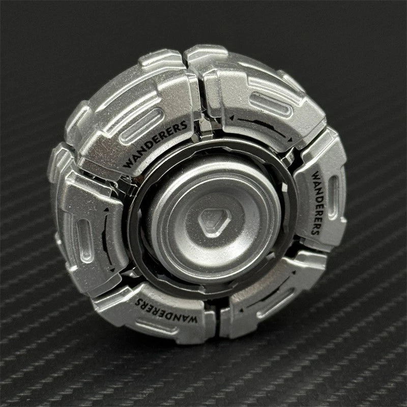 Future Mecha Style EDC Hand Spinner Zinc Alloy Silent Fidget Spinner Open Armor 07FC0E-D4 - KOEEK