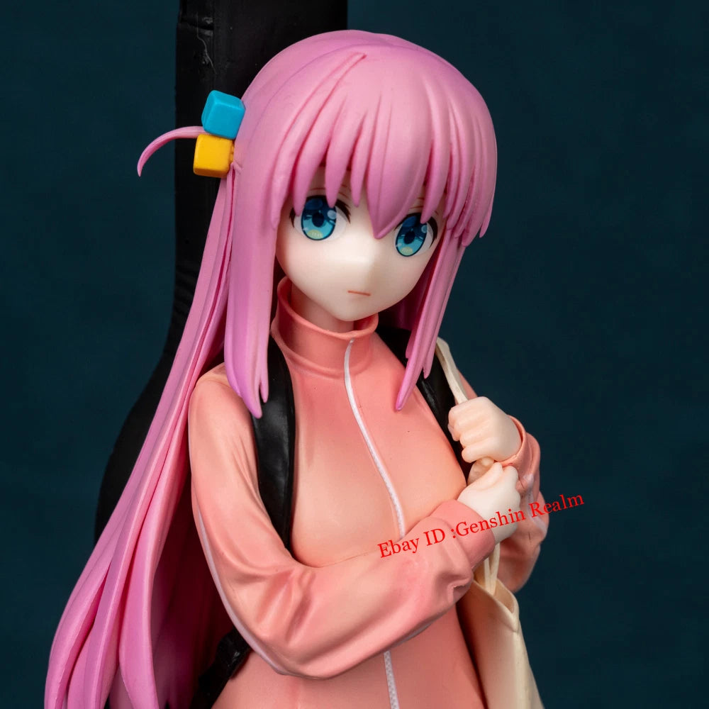 Anime BOCCHI THE ROCK! Gotoh Hitori Pvc Figure Model Collection Decor Gift 07FC0E-D4 - KOEEK