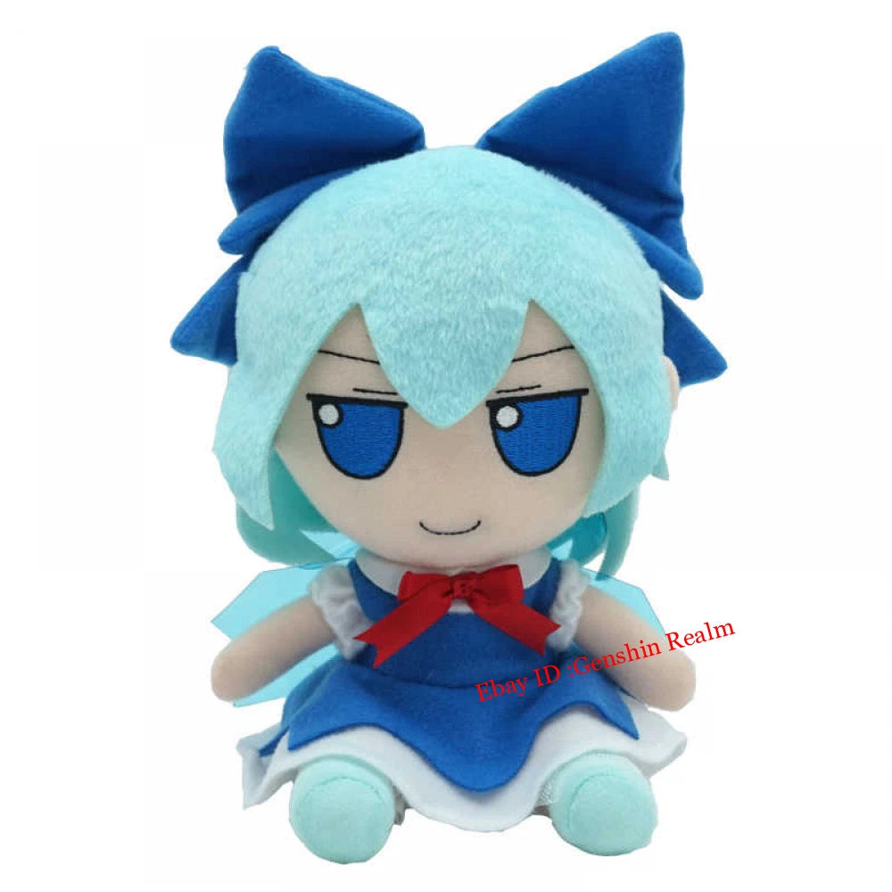 Anime Touhou Project Fumo Series Cirno Plush Doll Cartoon Gift 20cm 07FC0E-D4 - KOEEK