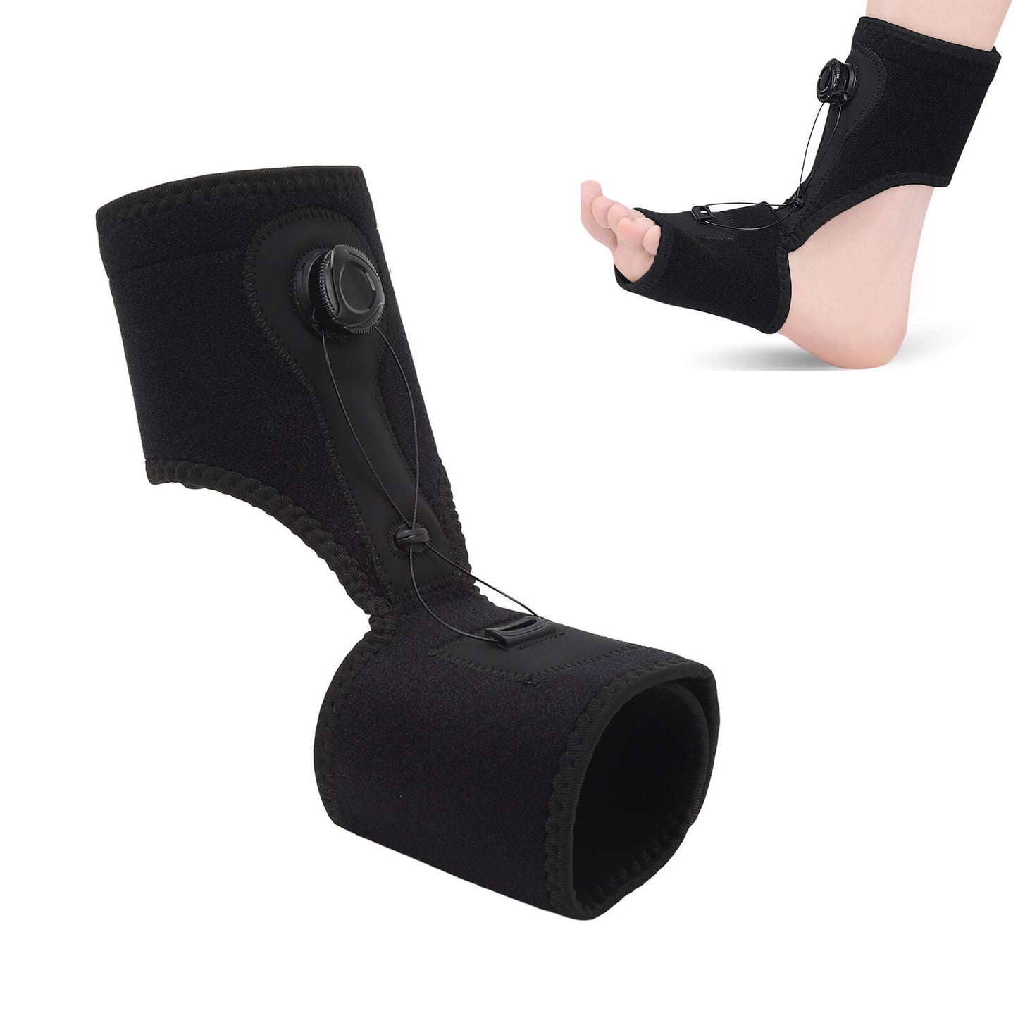 new Plantar Fasciitis Night Splint Adjustable Rotating Knob Sleep Support HGF koeek - KOEEK