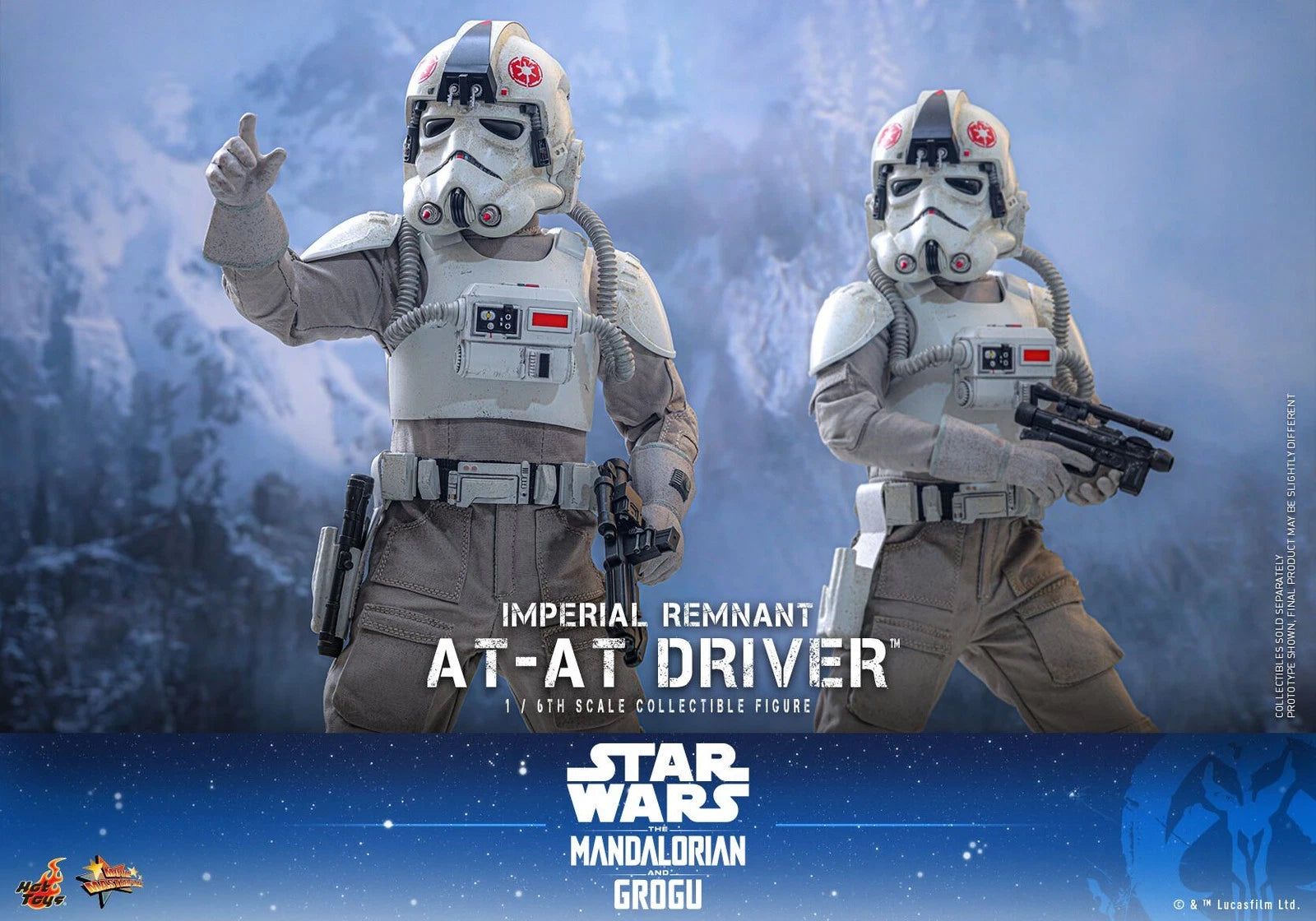 Hot Toys MMS845 1/6 Star Wars The Mandalorian Imperial AT-AT Driver Figure HOT_TOYS - KOEEK