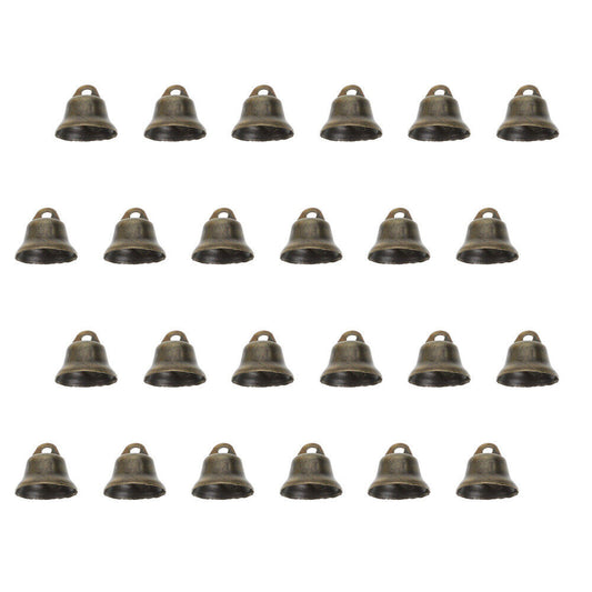 new  100 Pcs Vintage Decor Bronze Horn Bell Christmas Decorations koeek - KOEEK