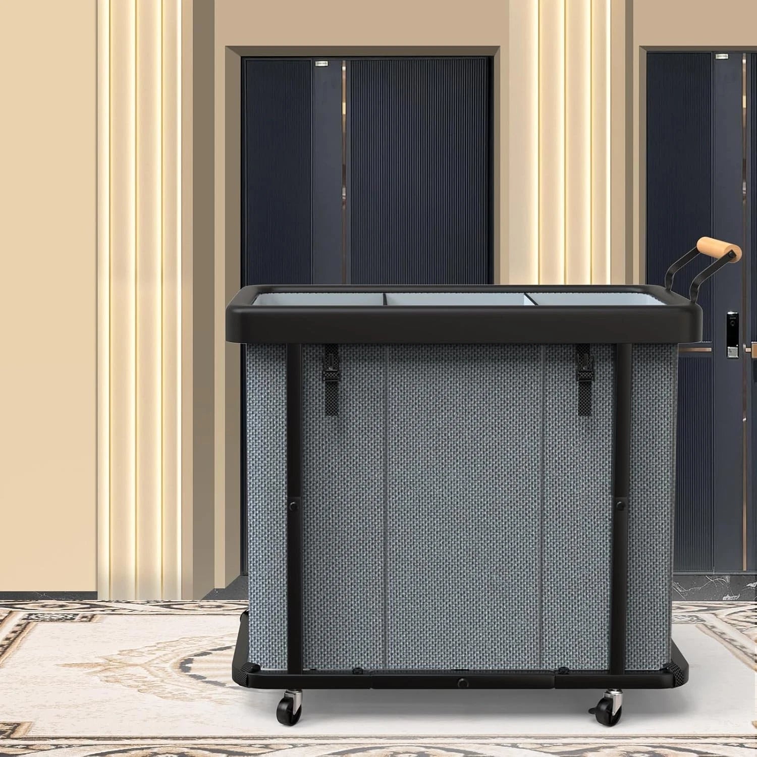 230-liter (60-gallon) extra-large stylish laundry sorting basket 07FC0E-D4 - KOEEK