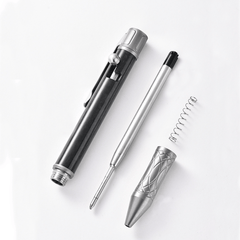 Titanium Carbon Fiber Pocket Ballpoint Pen Working Signature Pen Outdoor EDC 07FC0E-D4 - KOEEK