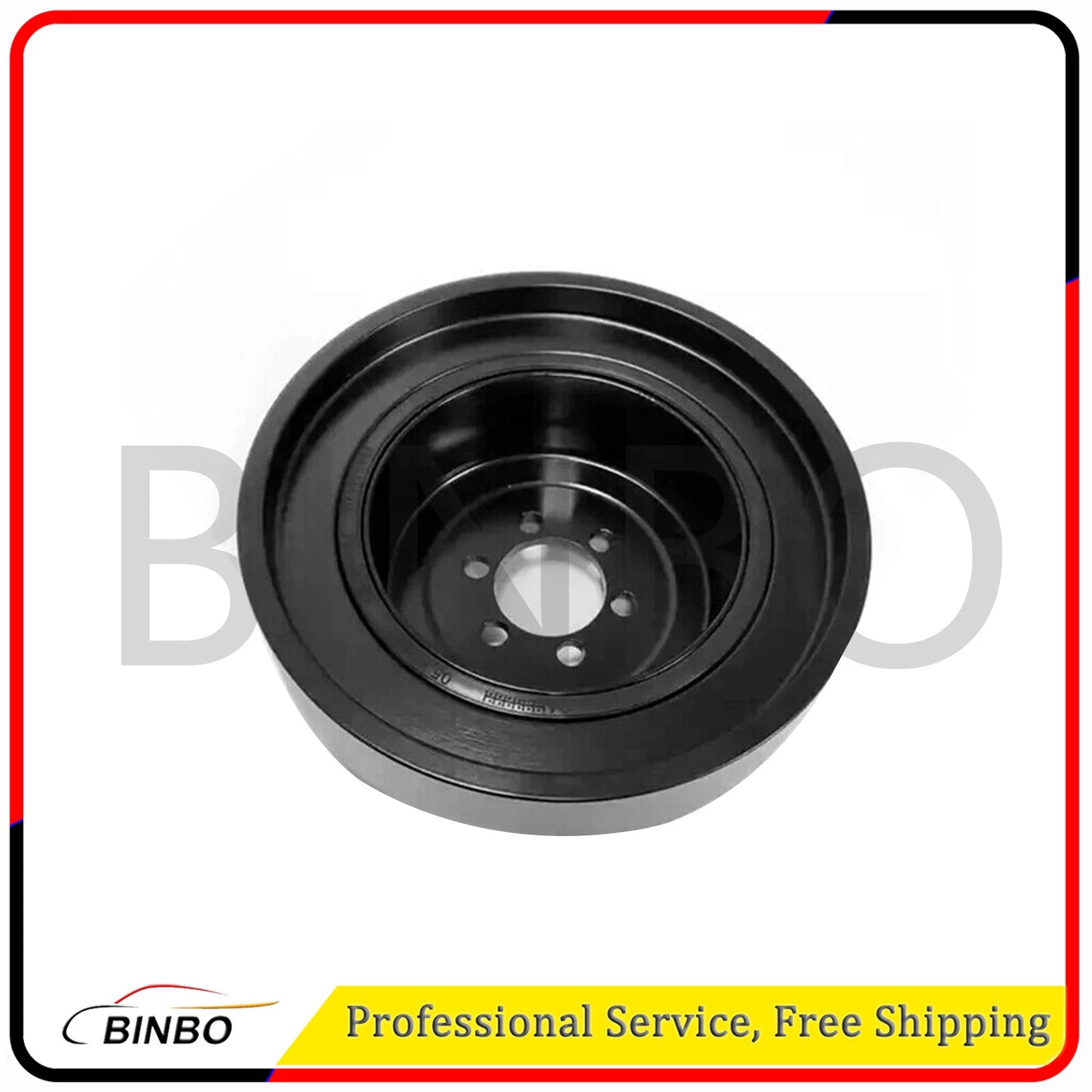 11237577663  Crankshaft Pulley Harmonic Balancer for BMW X3 528i 07FC0E-D4 - KOEEK