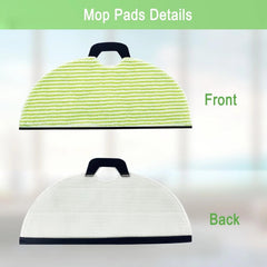 8 Pack RV2610WA Vacuum Mop Replacement Pads for Shark RV2610WA 07FC0E-D4 - KOEEK
